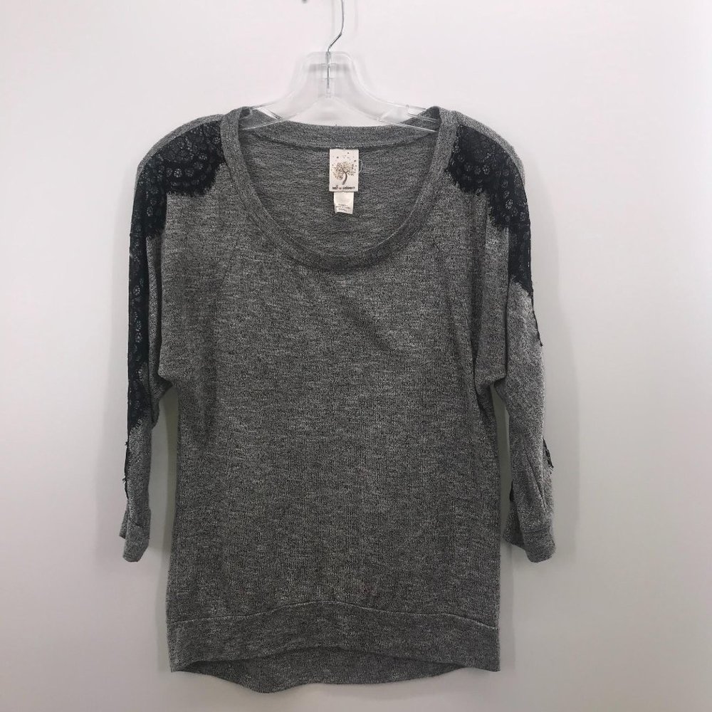 SELF ESTEEM GRAY 3/4 SLEEVE TSHIRT